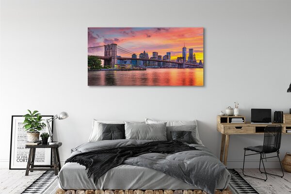 Obraz canvas na ścianę Poranny Widok na Most
