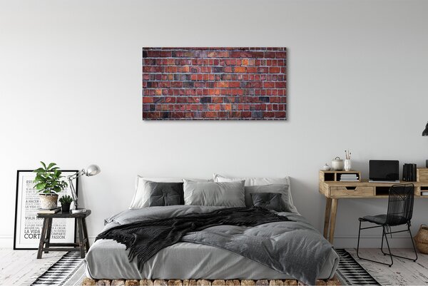 Obraz canvas na ścianę Industrialny Mur Z Cegły