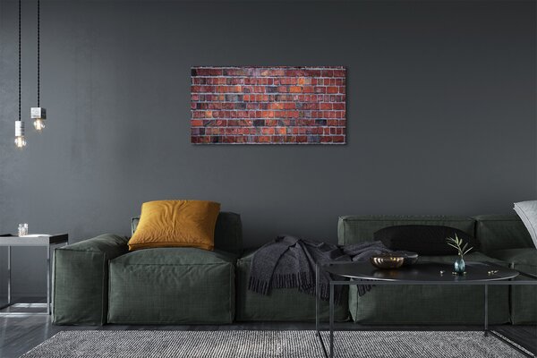 Obraz canvas na ścianę Industrialny Mur Z Cegły
