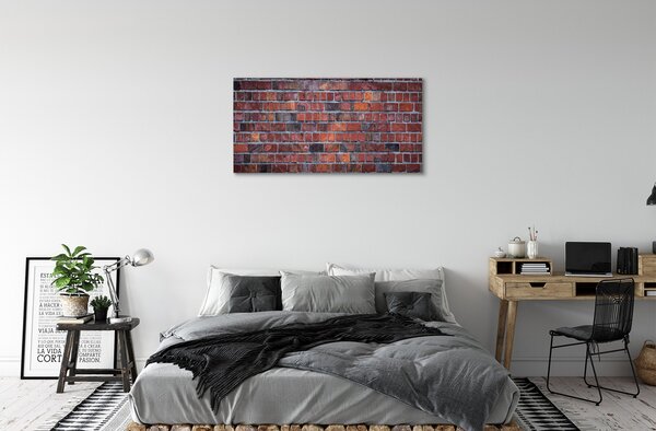 Obraz canvas na ścianę Industrialny Mur Z Cegły