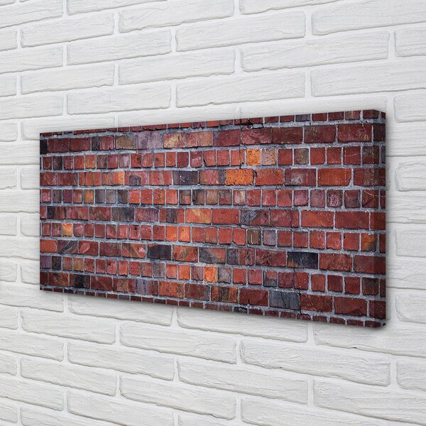 Obraz canvas na ścianę Industrialny Mur Z Cegły
