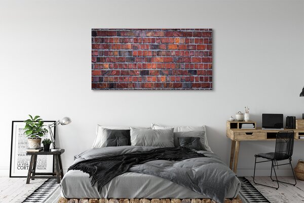 Obraz canvas na ścianę Industrialny Mur Z Cegły