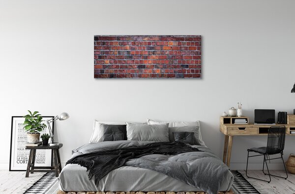Obraz canvas na ścianę Industrialny Mur Z Cegły