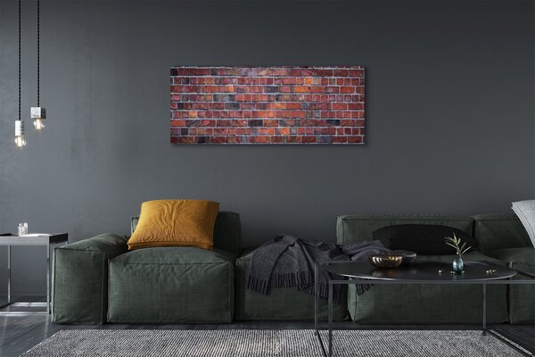Obraz canvas na ścianę Industrialny Mur Z Cegły
