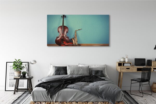 Obraz canvas na ścianę Klasyczny Duet Instrumentów