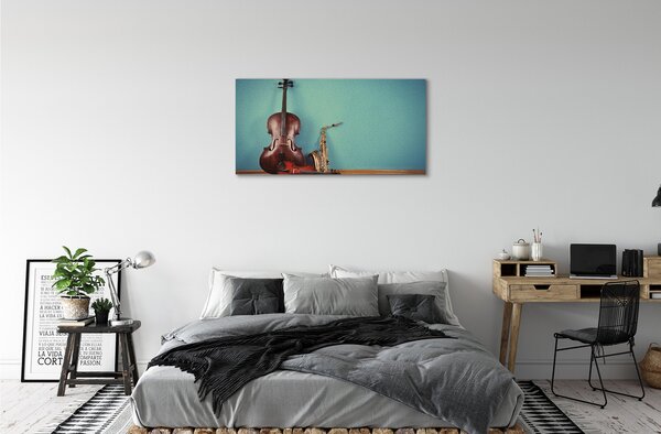 Obraz canvas na ścianę Klasyczny Duet Instrumentów