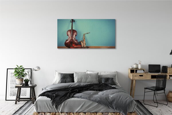 Obraz canvas na ścianę Klasyczny Duet Instrumentów