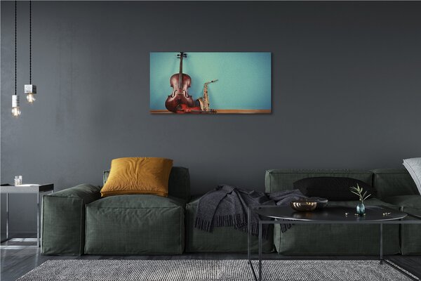 Obraz canvas na ścianę Klasyczny Duet Instrumentów