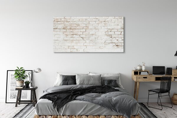 Obraz canvas na ścianę Czerwona Ściana Ceglana