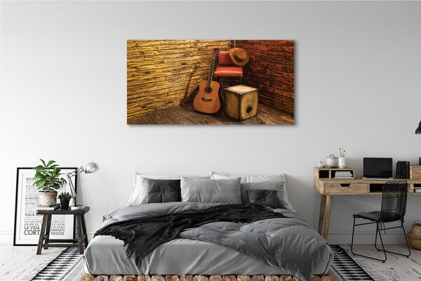 Obraz canvas na ścianę Muzyczny Kącik W Stylu Country