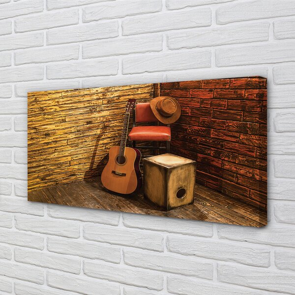 Obraz canvas na ścianę Muzyczny Kącik W Stylu Country