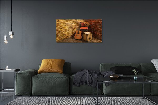 Obraz canvas na ścianę Muzyczny Kącik W Stylu Country
