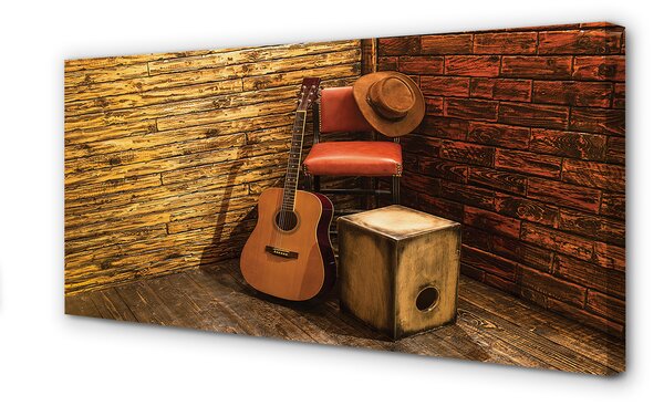 Obraz canvas na ścianę Muzyczny Kącik W Stylu Country