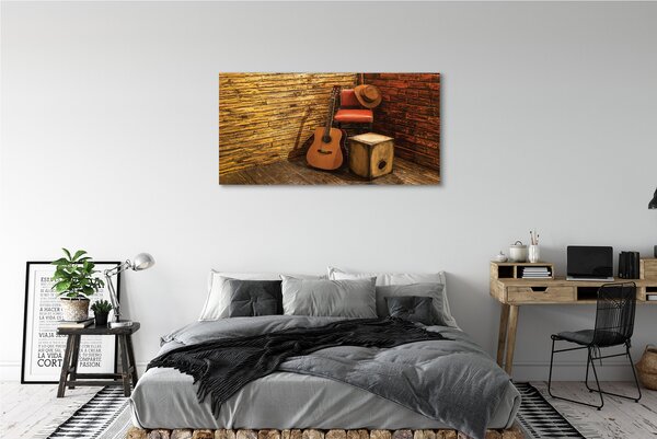 Obraz canvas na ścianę Muzyczny Kącik W Stylu Country