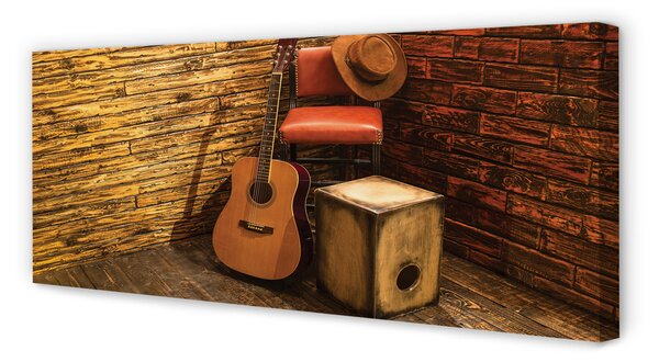 Obraz canvas na ścianę Muzyczny Kącik W Stylu Country