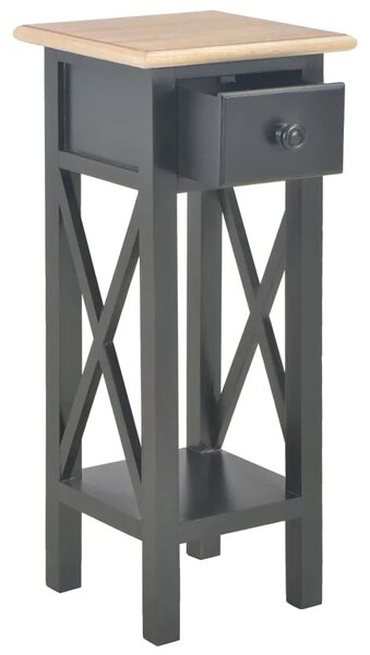 Czarny stolik boczny do salonu H7-B50