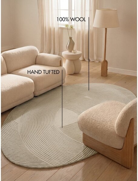 Kremowy wełniany dywan 160x230 cm Kensington Victoria – Ted Baker