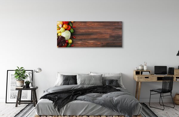 Obraz canvas na ścianę Kolorowy Zestaw Warzywny