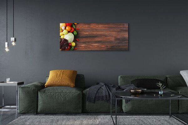 Obraz canvas na ścianę Kolorowy Zestaw Warzywny