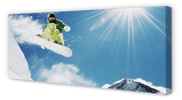 Obraz na płótnie Wolność Na Snowboardzie