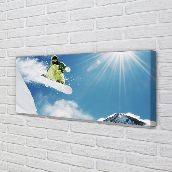 Obraz na płótnie Wolność Na Snowboardzie