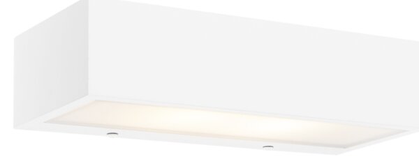 Designerski Kinkiet / Lampa scienna podłużny biały 25cm - Houx Oswietlenie wewnetrzne