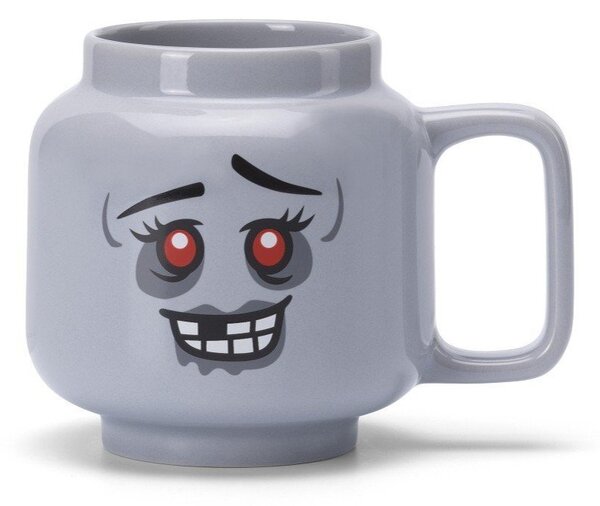 Szary ceramiczny kubek dla dzieci do latte 530 ml Zombie – LEGO®