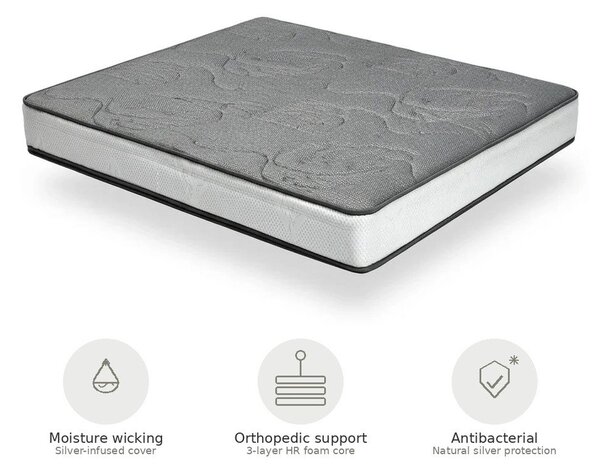 Twardy/średnio twardy piankowy materac 90x200 cm Zen Comfort – Bonami Selection