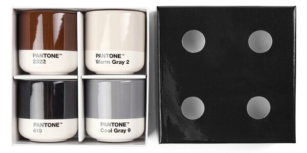 Porcelanowe filiżanki zestaw 4 szt. na espresso 100 ml Macchiato – Pantone
