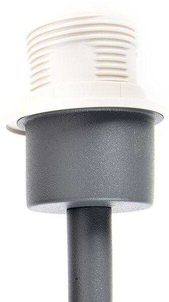 Nowoczesna lampa ścienna ciemnoszara 1-światłowa z wyłącznikiem - Combi
