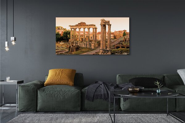Obraz na płótnie Wschód Słońca nad Forum Romanum