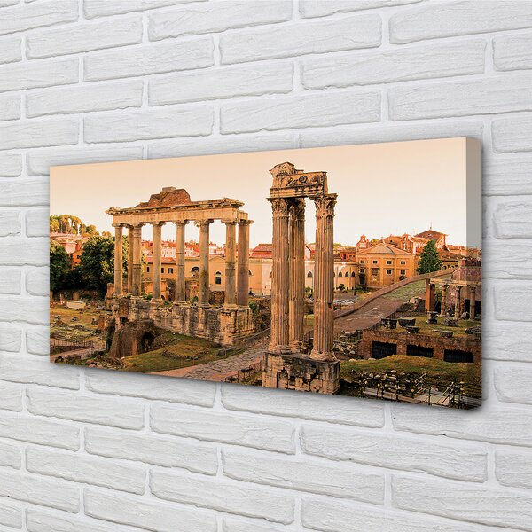 Obraz na płótnie Wschód Słońca nad Forum Romanum