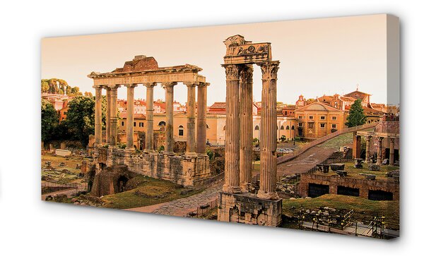Obraz na płótnie Wschód Słońca nad Forum Romanum