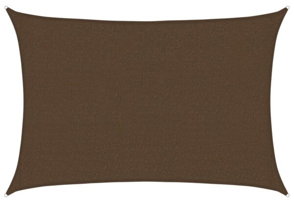 Żagiel przeciwsłoneczny, 160 g/m², brązowy, 2,5x3,5 m, hdpe