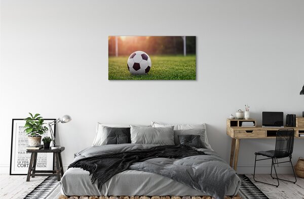 Obraz na płótnie Stadionowe Emocje Pod Bramką