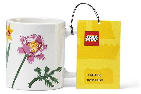 Biały ceramiczny kubek dla dzieci 300 ml Botanicals – LEGO®