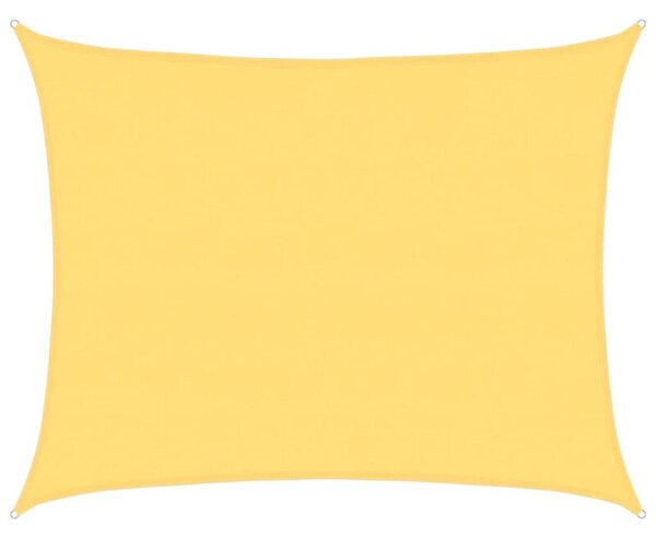 Żagiel przeciwsłoneczny, 160 g/m², beżowy, 6x7 m, hdpe