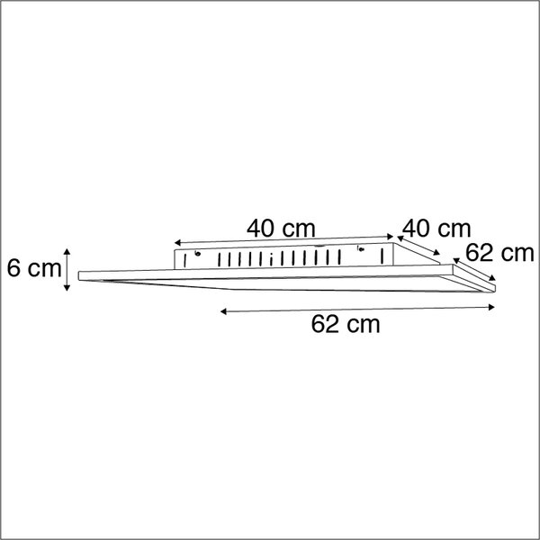 Panel LED biały 62 cm z pilotem - Orch Oswietlenie wewnetrzne