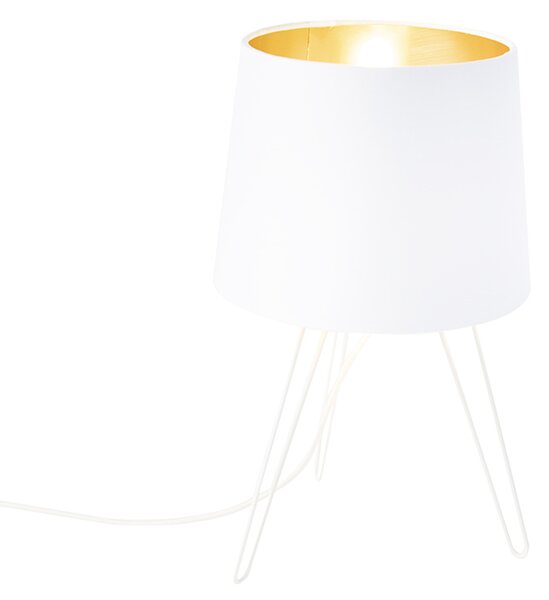 Nowoczesna lampa stołowa biała - Lofty Oswietlenie wewnetrzne