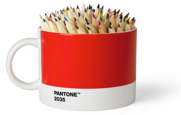 Czerwony porcelanowy kubek 475 ml Red 2035 – Pantone