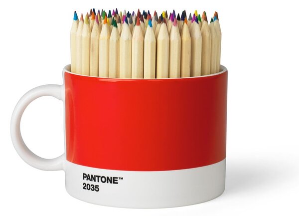 Czerwony porcelanowy kubek 475 ml Red 2035 – Pantone