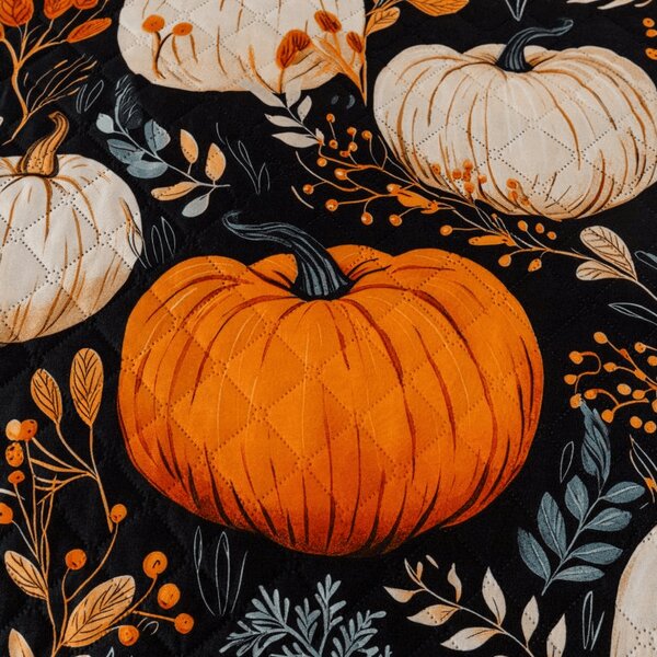 Narzuta na łóżko MAGIC PUMPKIN, kolorowa Rozmiar: 170 x 210 cm