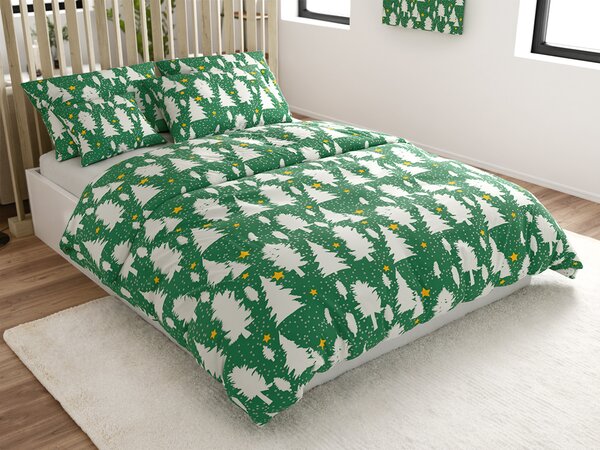 Bawełniana pościel EVERGREEN DREAMS zielona Rozmiar pościeli: 70 x 90 cm | 140 x 200 cm
