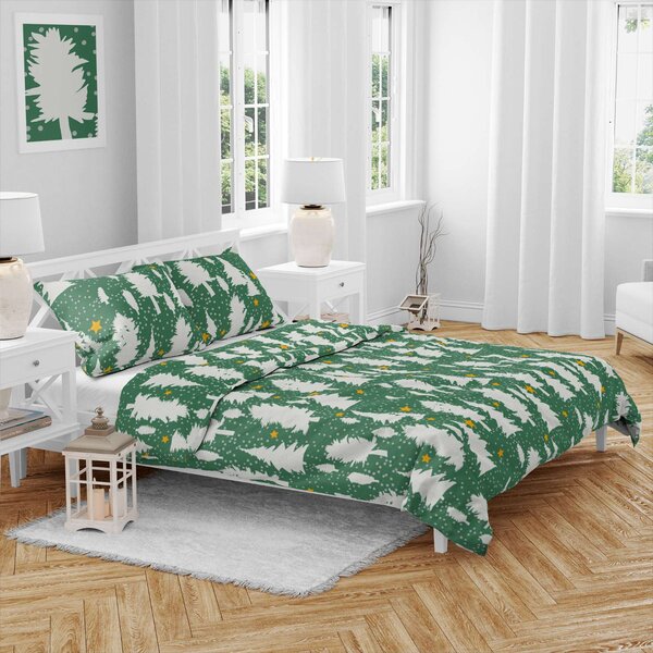 Bawełniana pościel EVERGREEN DREAMS zielona Rozmiar pościeli: 70 x 90 cm | 140 x 200 cm