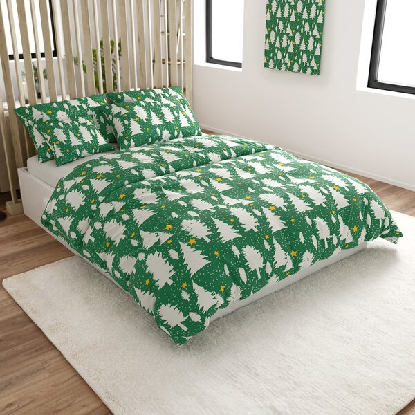 Bawełniana pościel EVERGREEN DREAMS zielona Rozmiar pościeli: 70 x 90 cm | 140 x 200 cm