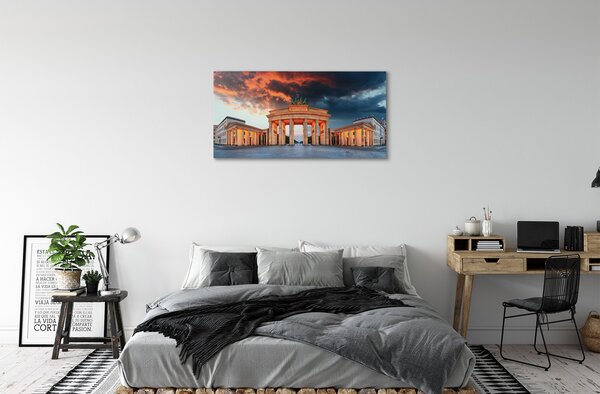 Obraz canvas na ścianę Symbol Berlina: Brama Brandenburska