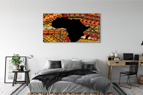 Obraz canvas na ścianę Mapa z Wzorami