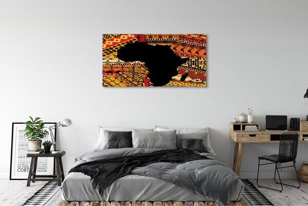Obraz canvas na ścianę Mapa z Wzorami