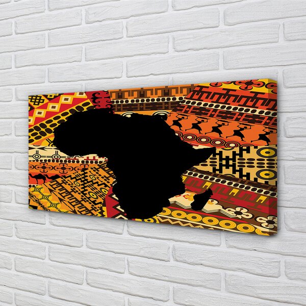 Obraz canvas na ścianę Mapa z Wzorami