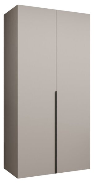 Szafa uchylna otwierana Alicante 1 100 wys. 202 cm kaszmir + u. czarny